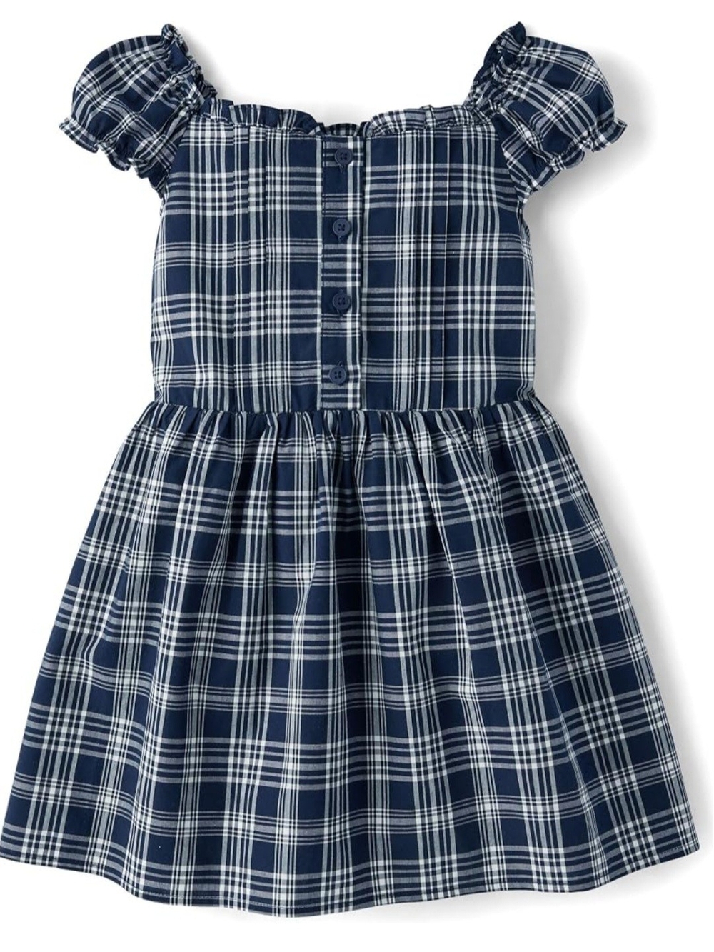 Girls The Children's Place Short Sleeve Button Dresses New With Tags.